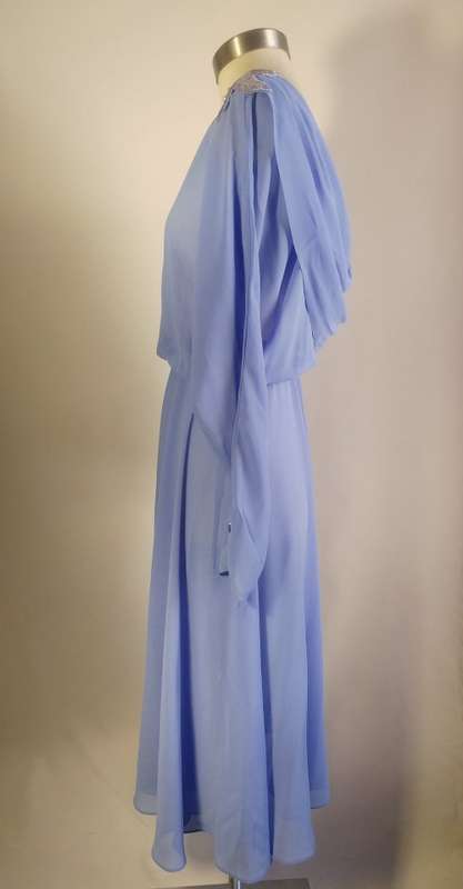 Ursula of Switzerland Lilac Draped back dress - Size 10/11