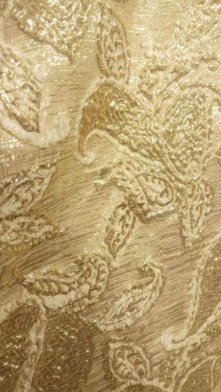 Authentic 1960s Gold Brocade Jumspuit - Size 34