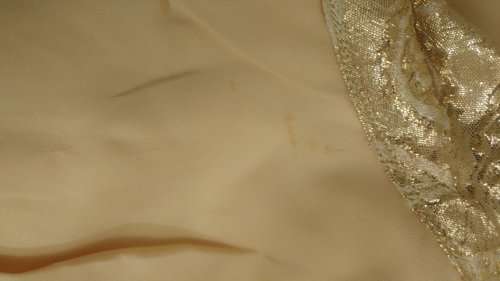 Authentic 1960s Gold Brocade Jumspuit - Size 34