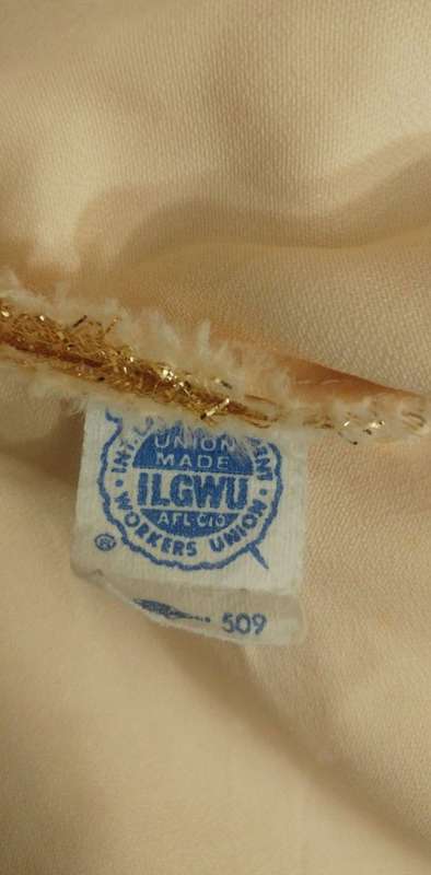 Authentic 1960s Gold Brocade Jumspuit - Size 34
