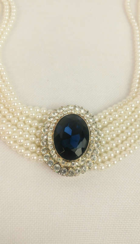 Replica `Princess Diana Choker Necklace`