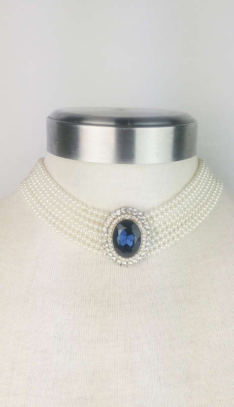 Replica `Princess Diana Choker Necklace`