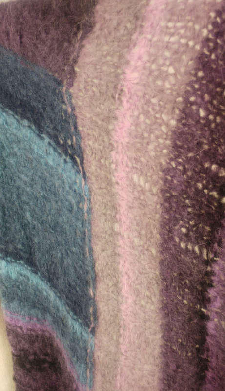 Purple and Blues Handknit - Size XL -XXXL