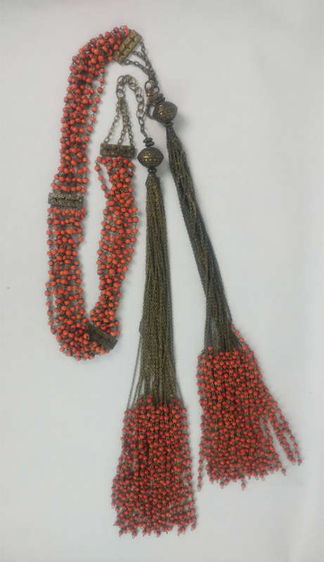 Bohemian Chain Belt with Beads