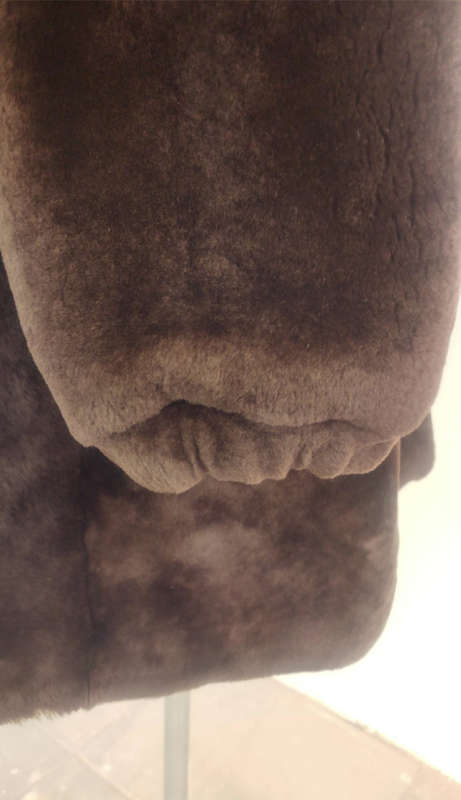 Vintage Italian Faux Fur Coat in Chocolate Brown - Size XXL