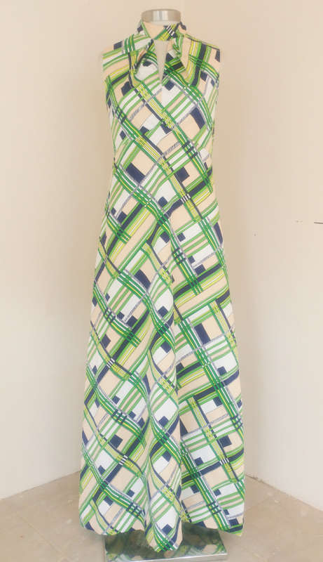 Paul Nathan Vintage Maxi Dress - Size 36