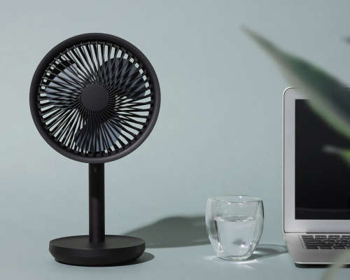 Mijia Solove Portable USB Desktop Fan With Battery - Black