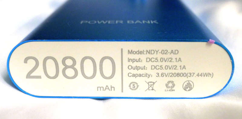 Powerbank 20 800mah