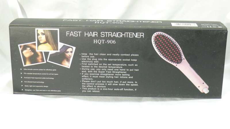 Hair straightener: brush style