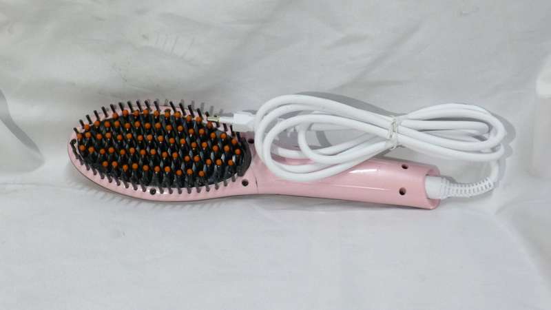 Hair straightener: brush style