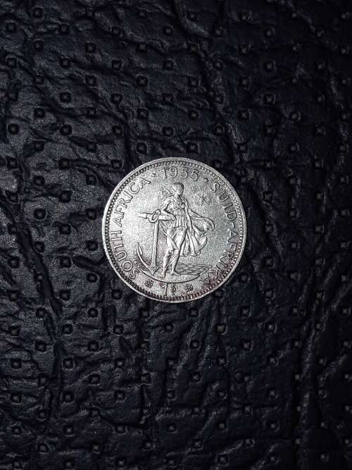 UNION OF SOUTH AFRICA 1955 - 1 SHILLING