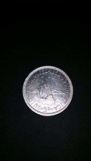 UNION OF SOUTH AFRICA 1952 - 5 SHILLING