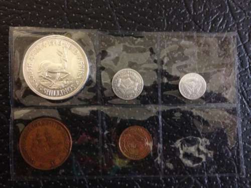 COLLECTION OF 5, 1948 UNION OF SOUTH AFRICA COINS