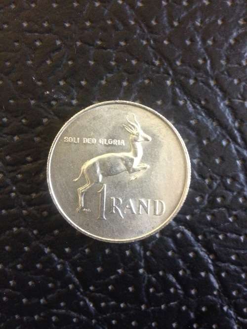 REPUBLIC OF SOUTH AFRICA 1967 ONE RAND (ENGLISH)