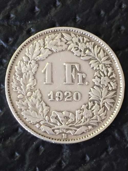 1920 SWITZERLAND - 1 FRANC