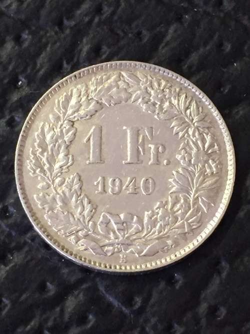 1940 SWITZERLAND - 1 FRANC