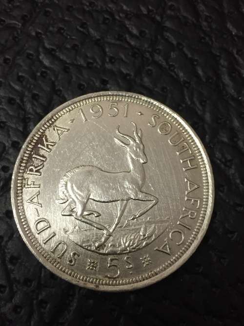 UNION OF SOUTH AFRICA - 1951 CROWN