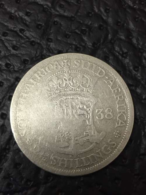 UNION OF SOUTH AFRICA - 1938 HALF CROWN