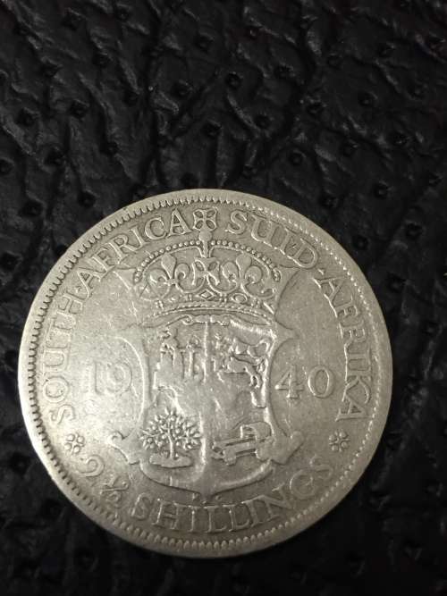 UNION OF SOUTH AFRICA - 1940 HALF CROWN