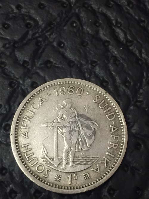 UNION OF SOUTH AFRICA 1960 ONE SHILLING