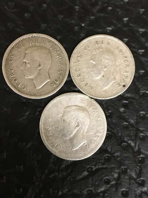 COLLECTION OF 3 THREEPENCE (1937, 1939 & 1943)