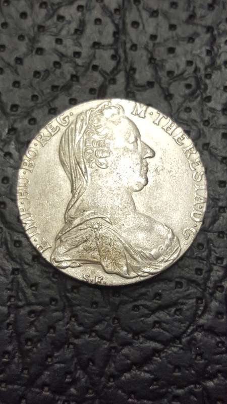 IRON NICKEL TOKEN OF A 1780 AUSTRIA 1 THALER