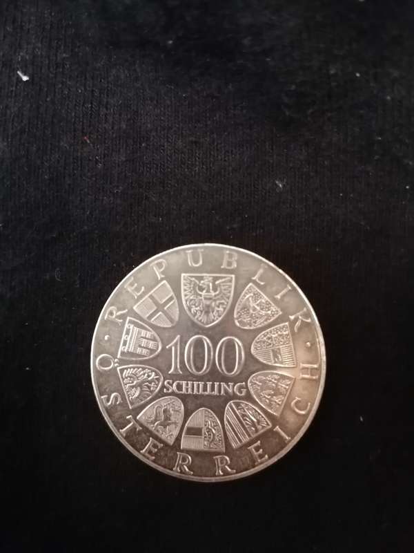 AUSTRIA 1976 - 100 SCHILLING -  COMMEMORATIVE ISSUE