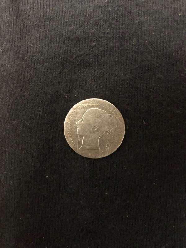 ANTIQUE 1876 GREAT BRITAIN SILVER ONE SHILLING