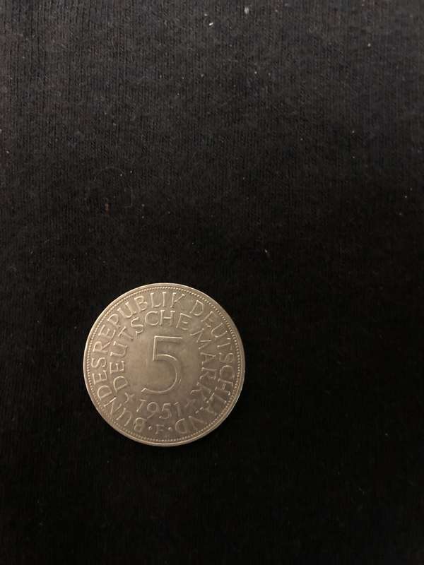 1951 GERMANY 5 DEUTSCHMARK