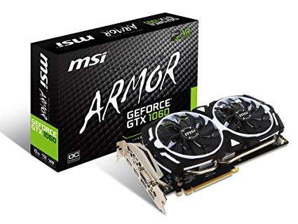 Nvidia Geforce GTX 1060 6gb O/C Graphics Card