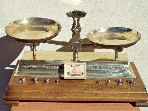 Vintage Brass Scale