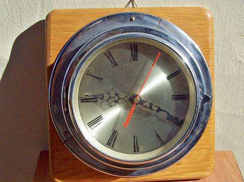 Ships Converted Clock
