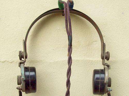 Vintage Radio Head Phones