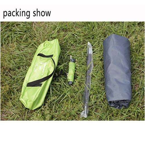 Outdoor 6 Persons Tent Anti - UV Silver Plastic Coating Field Camping Beach Tents