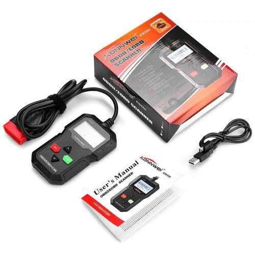 KW590 OBDII / EOBD Scanner CAN Diagnostic Scan Tool