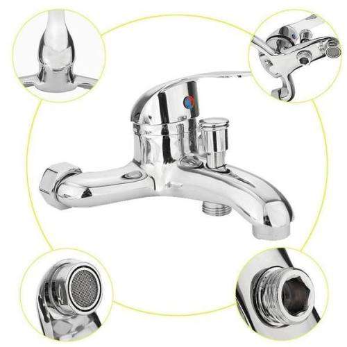 SHOWER WATER FAUCET TAP BATHROOM DUAL OUTLET