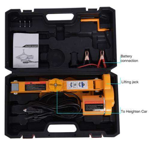 2 Ton Capacity 12V Electric Automotive Car Floor Jack Lift Stand Garage Stable