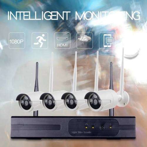 Wifi Security Camera Camera 4 Way Home Network Camera 1080P/960P/720P
