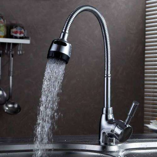 New Chrome Plated Water Tap Basin Kitchen Bathroom Wash Basin Faucet