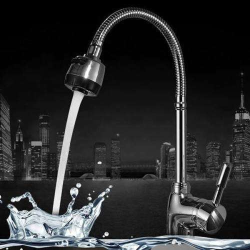 New Chrome Plated Water Tap Basin Kitchen Bathroom Wash Basin Faucet