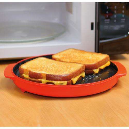 Reheatza Microwave Crisper Pan With Lid