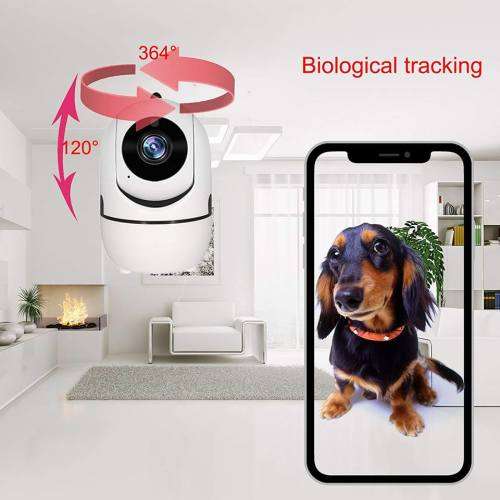 1080P PTZ Wifi IP CAMERA, AUTO TRACKING WIRELESS HOME INDOOR SURVILLIANCE SECURITY CAM SYSTEM, BABY
