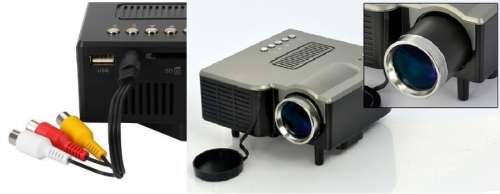Mini LED Projector with LCD Image System