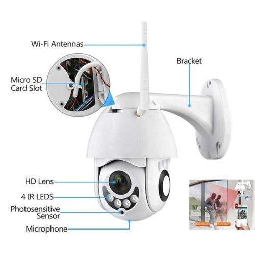 Wifi Outdoor Dome IP Surveillance camera wireless