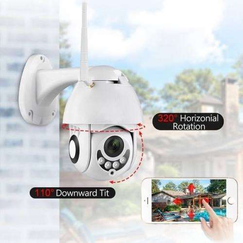Wifi Outdoor Dome IP Surveillance camera wireless
