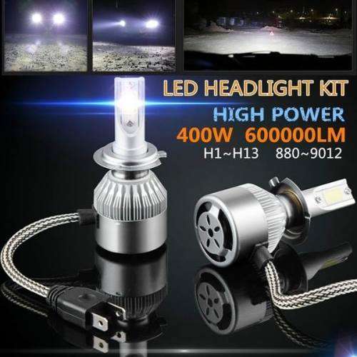 H1 H3 H4 H7 H8/9/11 H13 9004 9005 9006 9007 9012 880 881 COB 600000LM 6500K Car Auto Bulb Lamp 2 PCS