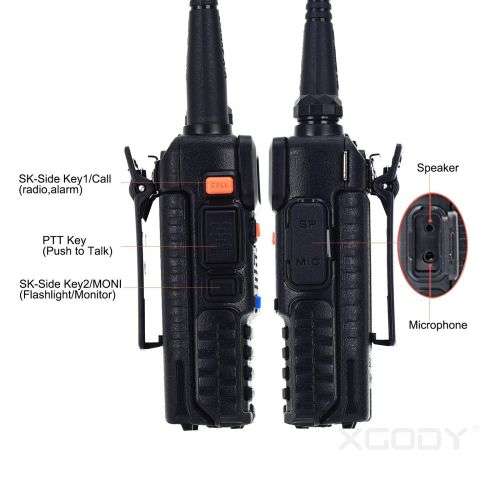 Baofeng UV-5R VHF/UHF Dual Band Two Way Ham Radio Transceiver Walkie Talkie New
