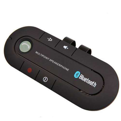 Handsfree BT Car Kit Wireless Bluetooth Handsfree Sun Visor Speaker MP3 Music Player