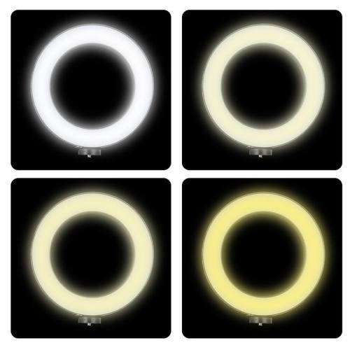 Dimmable LED Ringlight With Tripod Stand For Makeup Makeup Photography Selfie