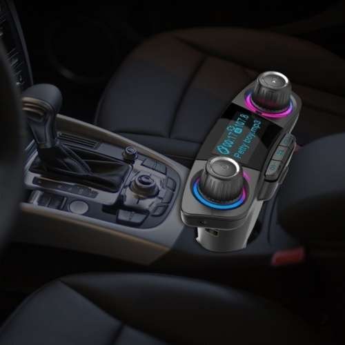 Hot Sale 1.3 Inch LCD Displayer Bluetooth FM Transmitter MP3 Player Radio Adapter Dual USB Car Charg